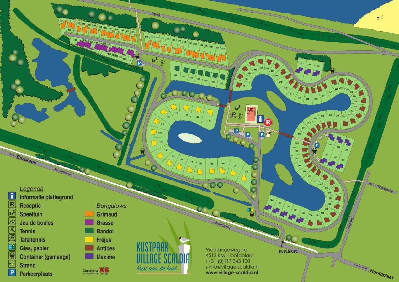 Antibes 240 - Kustpark Village Scaldia Hoofdplaat Екстер'єр фото